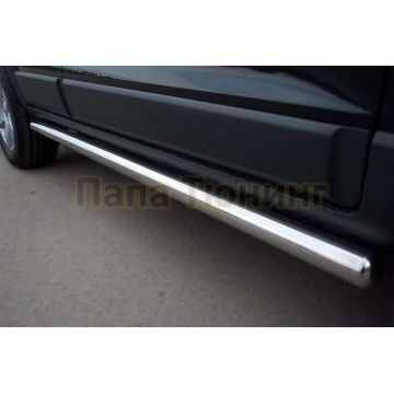 Пороги труба 42 мм вариант 3 РусСталь для Infiniti EX35 2007-2014