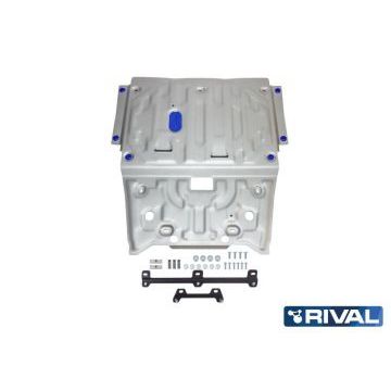 Защита картера + КПП алюминий 4 мм RIVAL для Infiniti Q30, V - 1.6t; 2.0t 2016-/Infiniti QX30, V - 2.0t 2016-/Mercedes-Benz A-class, V - 1.6 2012-2018/Mercedes-Benz B-class, V - 1.6 2012-2018/Mercedes-Benz CLA-class, V - 1.6 2013-2019/Mercedes-Benz GLA-class, V - 1.6; 2.0 2013-2020