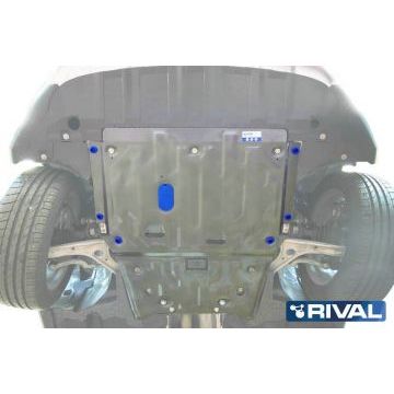 Защита картера + КПП алюминий 4 мм RIVAL для Infiniti Q30, V - 1.6t; 2.0t 2016-/Infiniti QX30, V - 2.0t 2016-/Mercedes-Benz A-class, V - 1.6 2012-2018/Mercedes-Benz B-class, V - 1.6 2012-2018/Mercedes-Benz CLA-class, V - 1.6 2013-2019/Mercedes-Benz GLA-class, V - 1.6; 2.0 2013-2020