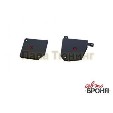 Защита топливного бака сталь 2 мм АвтоБРОНЯ для Suzuki SX4, V - 1.6 2013-2016/Suzuki Vitara, V - 1.6 2015-