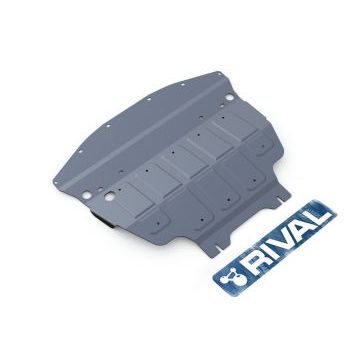 Защита картера алюминий 4 мм RIVAL для Infiniti M37, V - 3.7 2010-2014/Infiniti Q70, V - 3.7; полный привод 2014-