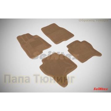 Коврики текстильные 3D Seintex бежевые для Infiniti M37/Q70 2010-2019