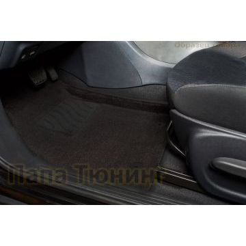 Коврики текстильные 3D Seintex чёрные для Infiniti M37/Q70 2010-2019