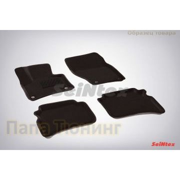 Коврики текстильные 3D Seintex чёрные для Infiniti M37/Q70 2010-2019