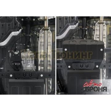 Защита РК Автоброня для 2,7/2,8D сталь 2 мм для Toyota Fortuner 2017-