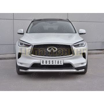 Защита переднего бампера волна d57 для Infiniti QX50 2018-