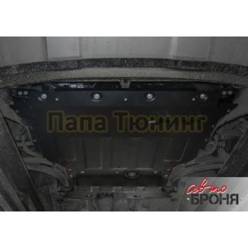 Защита картера и КПП Автоброня для 2,0 сталь 2 мм из 2-х частей на 4х4 для Volkswagen Teramont 2018-