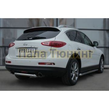 Пороги труба d57 РусСталь для Infiniti QX50 2014-2016