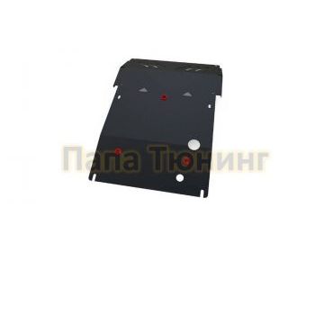 Защита радиатора + картера сталь АвтоБроня для TAGAZ Tager, V - 2.3; 2.6d; 2.9d; 3.2 2008-2013/TAGAZ Road Partner , V - все 2008-2013