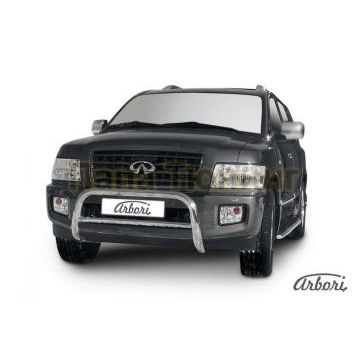 Кенгурин низкий 76 мм Slitkoff для Infiniti QX56 2004-2010 Кенгурин низкий 76 мм Slitkoff для Infiniti QX56 2004-2010