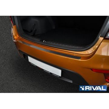 Накладка на задний бампер Rival на седан для Kia Rio 2017-