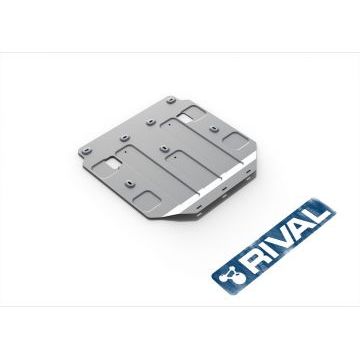 Защита картера алюминий 4 мм RIVAL для Jaguar F-Pace, V - 2.0d(240л.с.); 2.0d(180л.с.); 3.0 (340л.с.); 3.0d(300л.с.) 2016-/Land Rover Range Rover Velar, V - 2.0d (180л.с.); 2.0d (240л.с.); 2.0 (250л.с.); 3.0 (380л.с.) 2017-