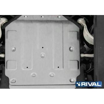 Защита картера алюминий 4 мм RIVAL для Jaguar F-Pace, V - 2.0d(240л.с.); 2.0d(180л.с.); 3.0 (340л.с.); 3.0d(300л.с.) 2016-/Land Rover Range Rover Velar, V - 2.0d (180л.с.); 2.0d (240л.с.); 2.0 (250л.с.); 3.0 (380л.с.) 2017-