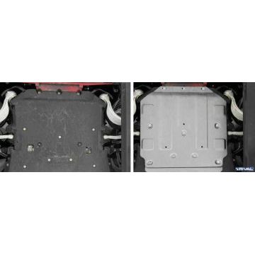 Защита картера алюминий 4 мм RIVAL для Jaguar F-Pace, V - 2.0d(240л.с.); 2.0d(180л.с.); 3.0 (340л.с.); 3.0d(300л.с.) 2016-/Land Rover Range Rover Velar, V - 2.0d (180л.с.); 2.0d (240л.с.); 2.0 (250л.с.); 3.0 (380л.с.) 2017-