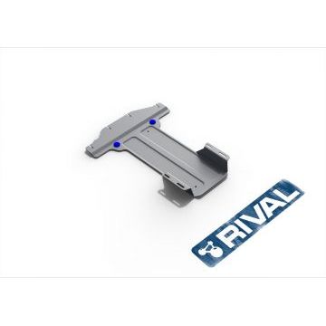 Защита КПП алюминий 4 мм RIVAL для Jaguar XE, V - 2.0(240л.с.); 2.0(200л.с.); 2.0d(180л.с.); задний привод 2015-/Jaguar XF, V - 2.0d(180л.с.); задний привод 2015-
