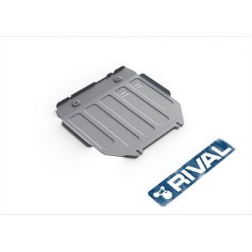 Защита картера + КПП Rival алюминий 4 мм для Jeep Compass, V - 2.4 2007-2018/Jeep Liberty, V - 2.4 2006-2011