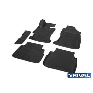 Коврики салона Rival полиуретан 5 штук для Subaru XV 2017-