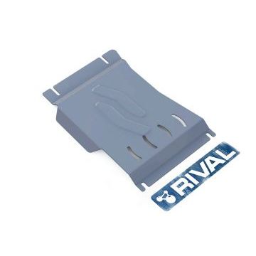 Защита КПП алюминий 4 мм RIVAL для Jeep Commander, V - 3.0; 3.7; 4.7; 5.7 2006-2010