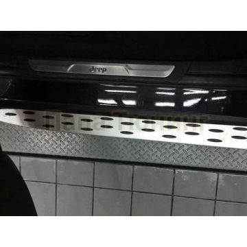 Пороги алюминиевые OEM Tuning для Jeep Grand Cherokee 2010-