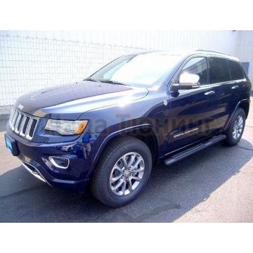 Пороги трубообразные черные OEM Tuning для Jeep Grand Cherokee 2010-