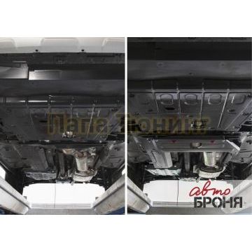 Защита топливных трубок АвтоБРОНЯ сталь 2 мм Nissan Terrano, V - 1,6: 2,0 2014-/Renault Arkana, V - 1.3T; 1.6 2019-/Renault Duster, V - 1.3Т; 1.5d MКПП; 1.6 MКПП; полный привод 2011-/Renault Kaptur, V - 1.6; 2.0 2016-