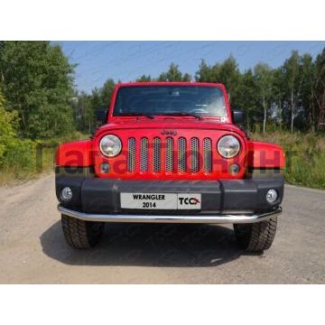 Накладка решётки радиатора лист ТСС для Jeep Wrangler 3D 2010-2018 Накладка решётки радиатора лист ТСС для Jeep Wrangler 3D 2010-2018