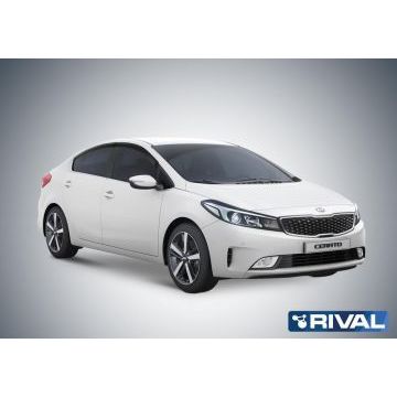 Дефлекторы окон Rival акрил 4 штуки на седан для Kia Cerato 2013-2018