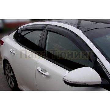 Дефлекторы боковых окон SIM 4 шт. для Kia Optima 2016-