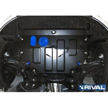 Защита картера и КПП Rival для 1,2 сталь 2 мм для Kia Picanto 2017-