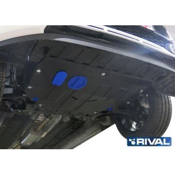 Защита картера и КПП Rival для 1,2 сталь 2 мм для Kia Picanto 2017-