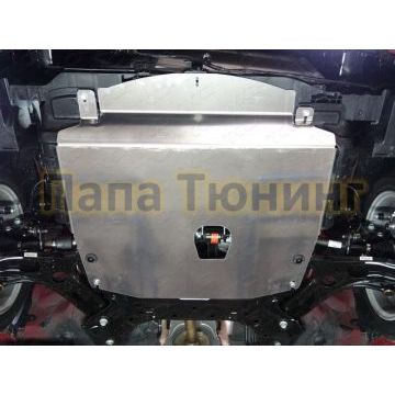 Защита картера и КПП (алюминий) 4мм ТСС для Kia Picanto II (JA) 2011-2017