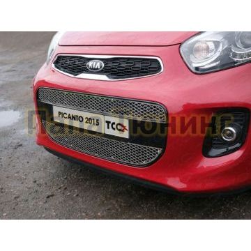 Накладка решётки радиатора нижняя лист ТСС для Kia Picanto 2015-2017 Накладка решётки радиатора нижняя лист ТСС для Kia Picanto 2015-2017