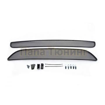 Защита радиатора Arbori черная сота 10 мм 2 штуки для Kia Picanto 2015-2017