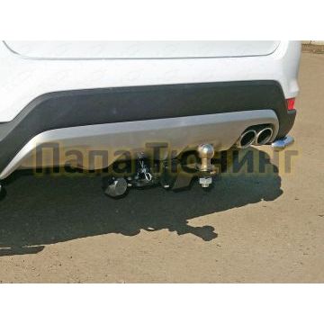 Фаркоп оцинкованный ТСС, шар E нержавеющий для Kia Rio X-line 2017- Фаркоп оцинкованный ТСС, шар E нержавеющий для Kia Rio X-line 2017-