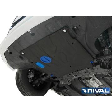 Защита картера + КПП Rival сталь 2 мм для Kia Rio/Kia Rio X-Line, V - 1.4; 1.6 2017-