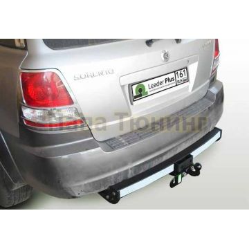 Фаркоп с нержавеющей пластиной Лидер-Плюс для Kia Sorento 2002-2006