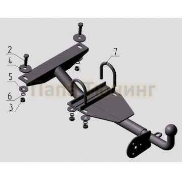 Фаркоп Avtos для Kia Sportage Grand 2000-2004