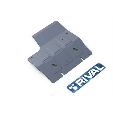 Защита КПП алюминий 4 мм RIVAL для Land Rover Defender 110, V - все 2007-2016/Defender 90, V - все 2007-2016
