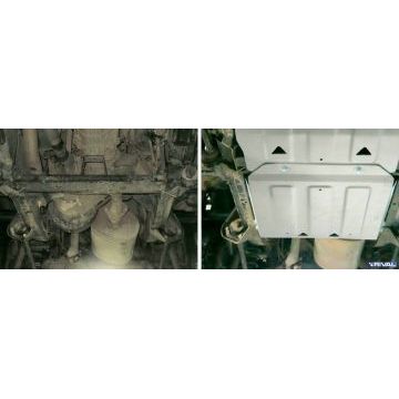 Защита РК Rival алюминий 6 мм для Land Rover Defender 90/110 2007-2016