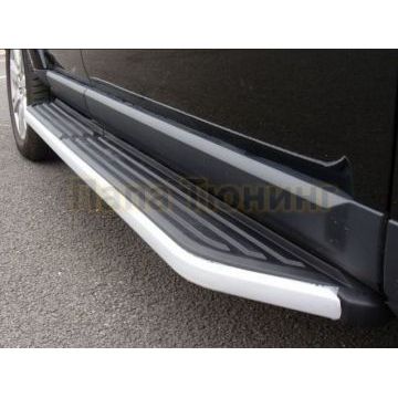 Пороги алюминиевые OEM Tuning для Land Rover Discovery 3/4 2005-2016