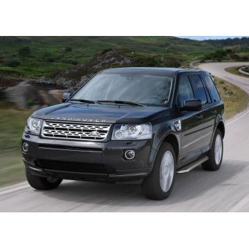 Пороги алюминиевые Rival Premium для Land Rover Freelander 2 2006-2014