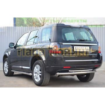 Пороги труба d57 вариант 1 РусСталь для Land Rover Freelander 2 2012-2014