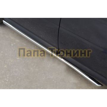 Пороги труба d57 вариант 1 РусСталь для Land Rover Freelander 2 2012-2014