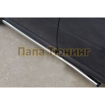Пороги труба d57 вариант 2 РусСталь для Land Rover Freelander 2 2012-2014
