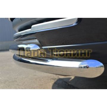 Защита передняя двойная d76-d57  РусСталь для Land Rover Range Rover 2012-