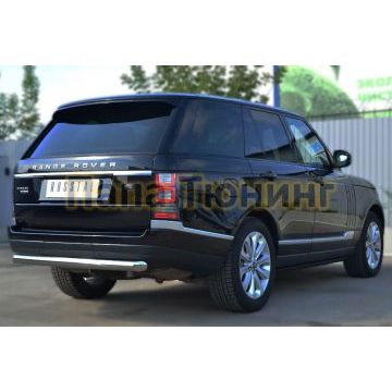 Защита заднего бампера d76 РусСталь для Land Rover Range Rover 2012-