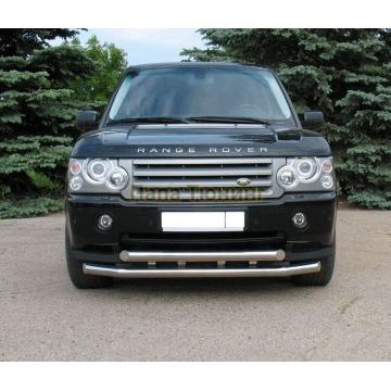 Защита передняя двойная 76-d76 РусСталь для Land Rover Range Rover 2005-2012