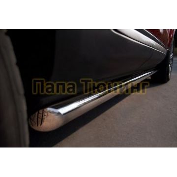 Пороги труба d57 вариант 1 РусСталь для Land Rover Land Rover Range Rover Evoque 2011-