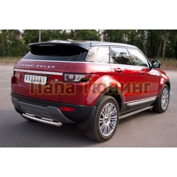 Пороги труба d57 вариант 1 РусСталь для Land Rover Land Rover Range Rover Evoque 2011-