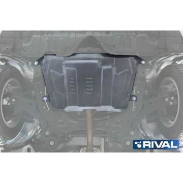 Защита картера и КПП Rival для 1,8 МКПП/2,0/2,4/2,5/3,5 алюминий 4 мм для Lexus ES/RX/Lifan Murman/Toyota Camry/Highlander 2006-